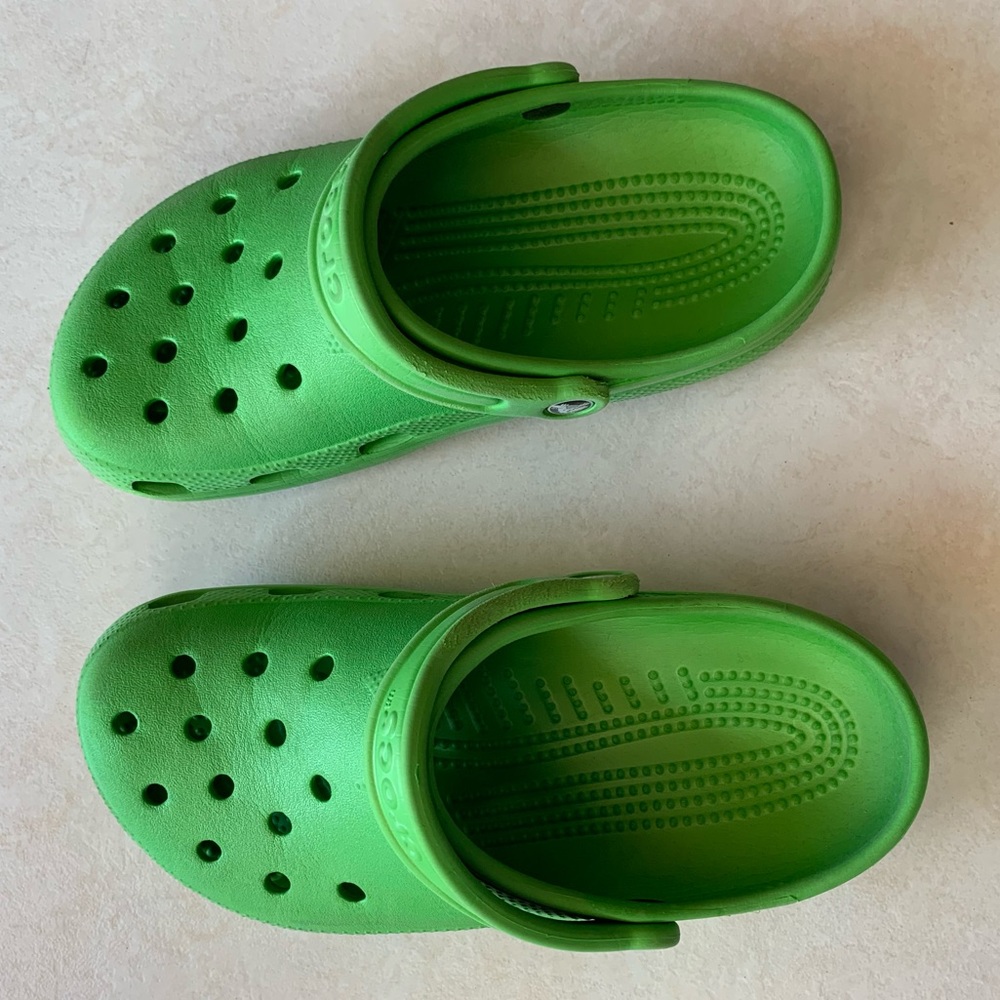 Green Crocs